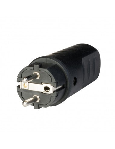 Spina Gomma 16A 2P+T St. Tedesca/Francese IP44 PolyPool Spina Gomma 16A 2P+T St. Tedesca/Francese IP44 PolyPool